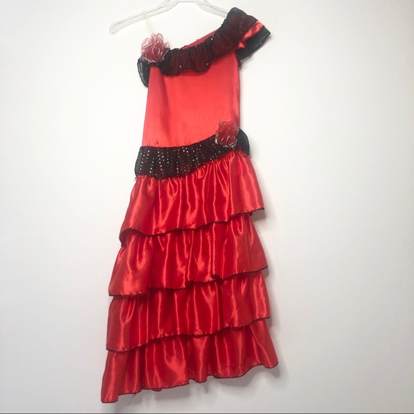 Rubie's Other - Rubies Spanish Dancer Flamenco Tango Dress. Item# 0063